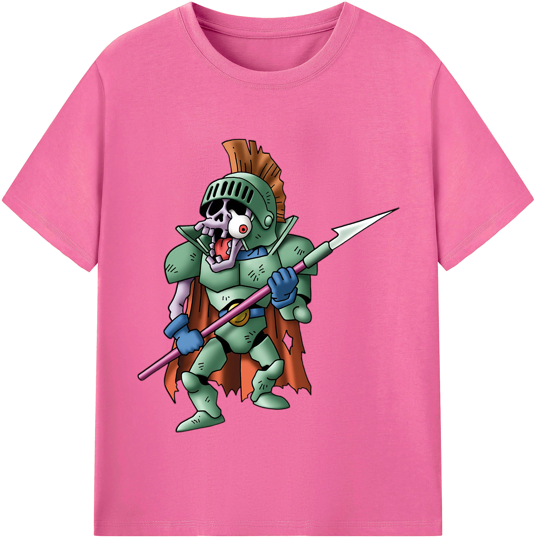 （画像用） ドラゴンクエスト Doragon Kuesuto Dragon Quest レディースカジュアルプリントTシャツ（綿100％）